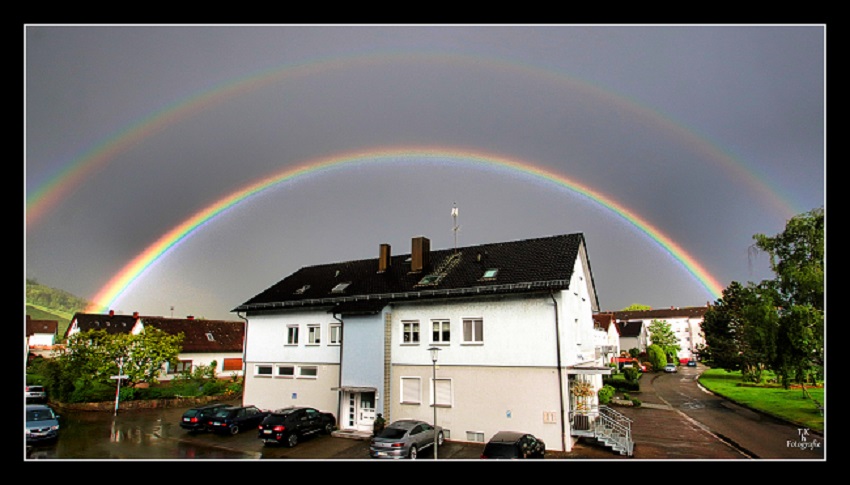 Regenbogen Doppel...