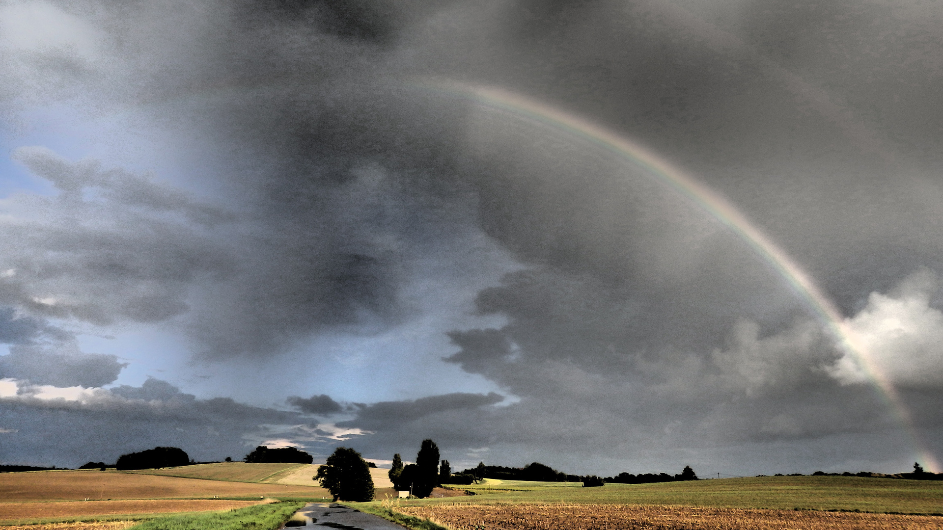 Regenbogen doppelt