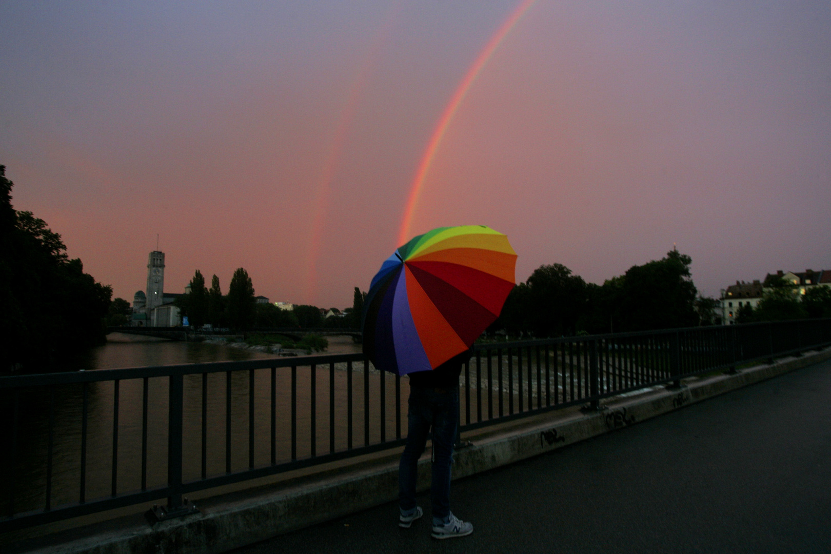 Regenbogen Einschlag