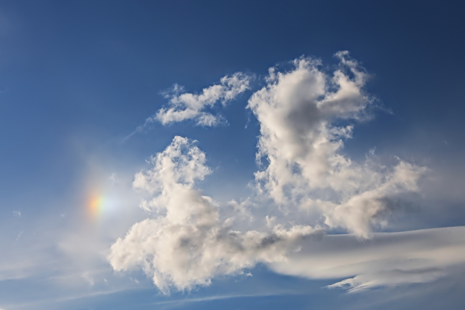 Regenbogen-Eiswolke