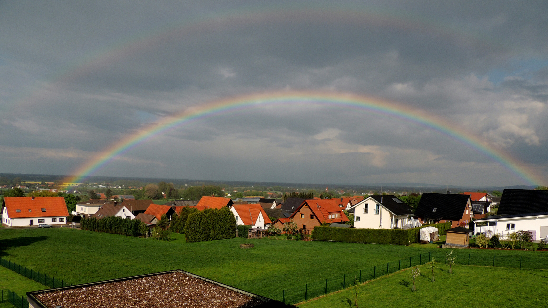 Regenbogen für Weitwinkel