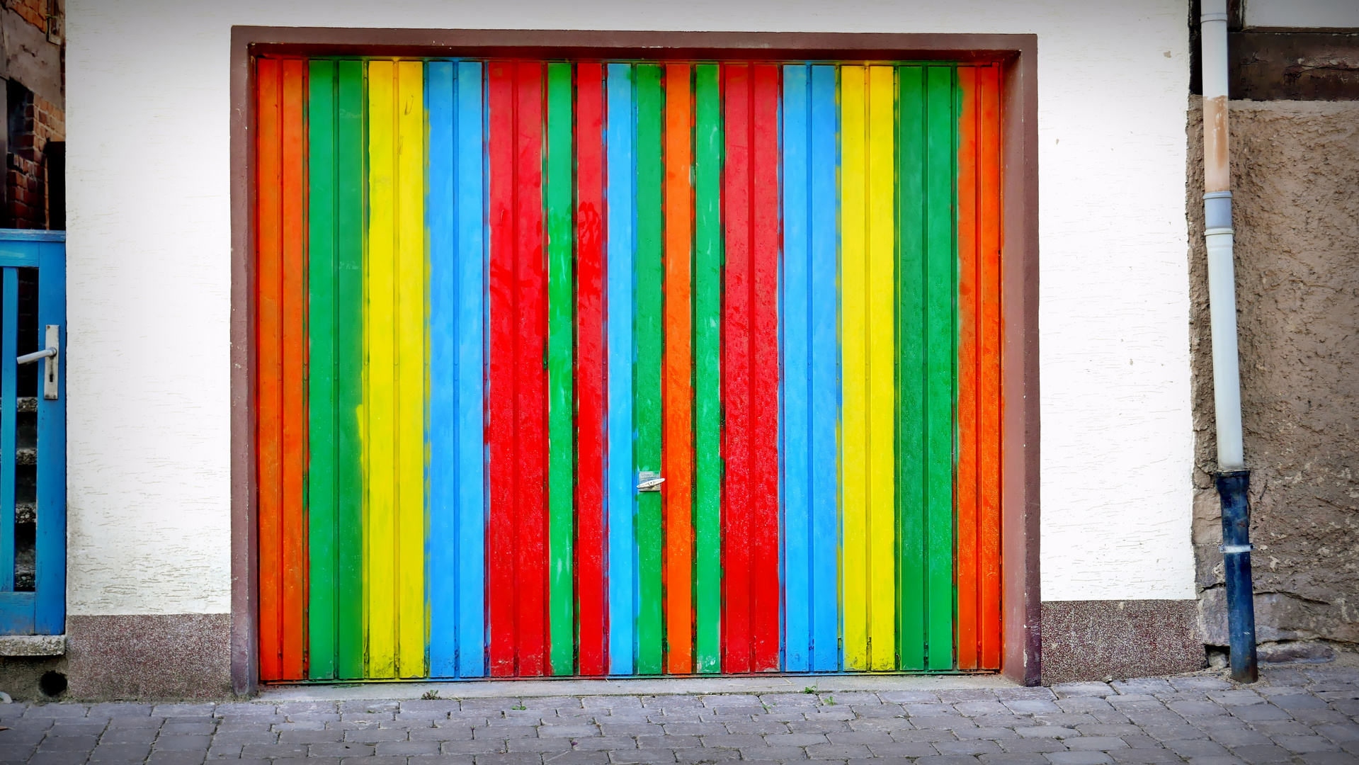 Regenbogen-Garage