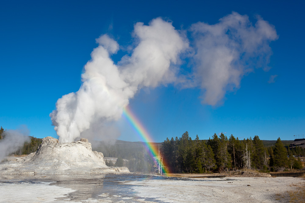 Regenbogen-Geysir