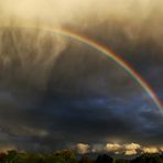 Regenbogen heute abend