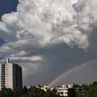 Regenbogen heute abend