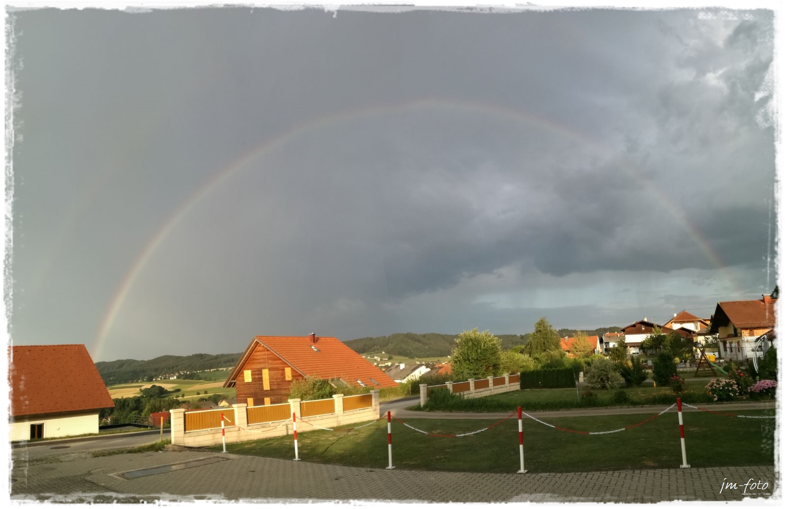 Regenbogen heute früh