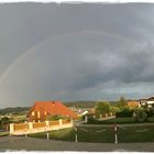 Regenbogen heute früh