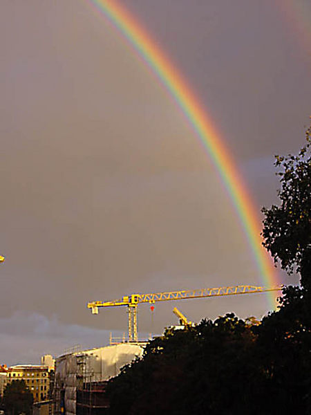 Regenbogen heute über Berlin (3)