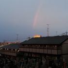 Regenbogen hinterm Friedhof