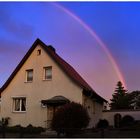 Regenbogen im Abendlicht