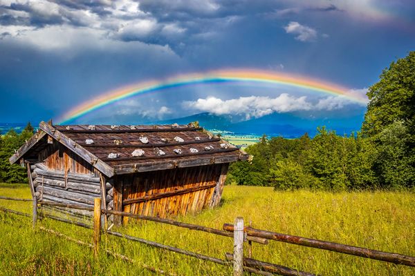 Regenbogen im Blauen Land