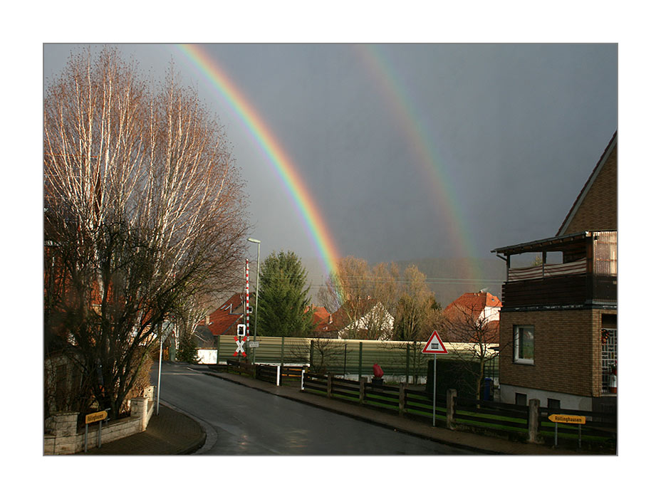 Regenbogen im Dezember