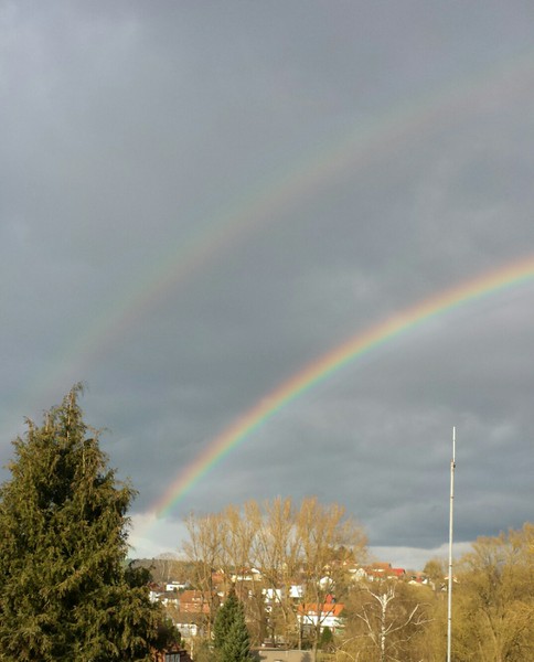 Regenbogen im Doppelpack