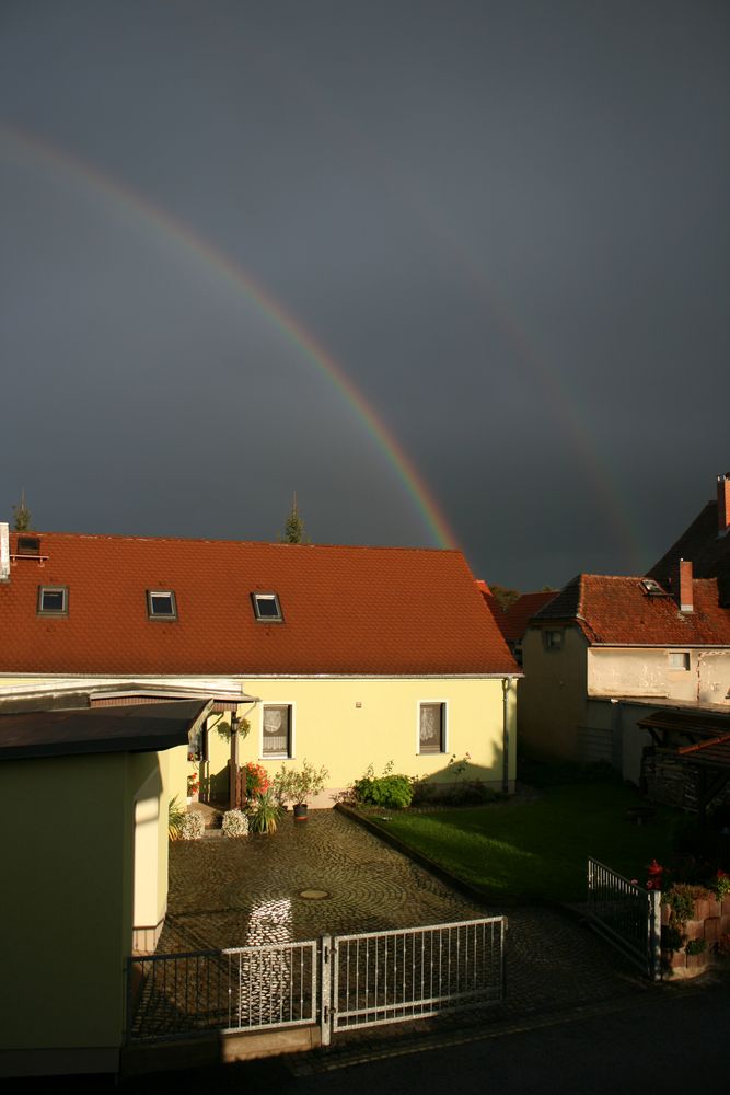 Regenbogen im Doppelpack