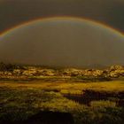 Regenbogen im Dovrefjell (Norwegen)