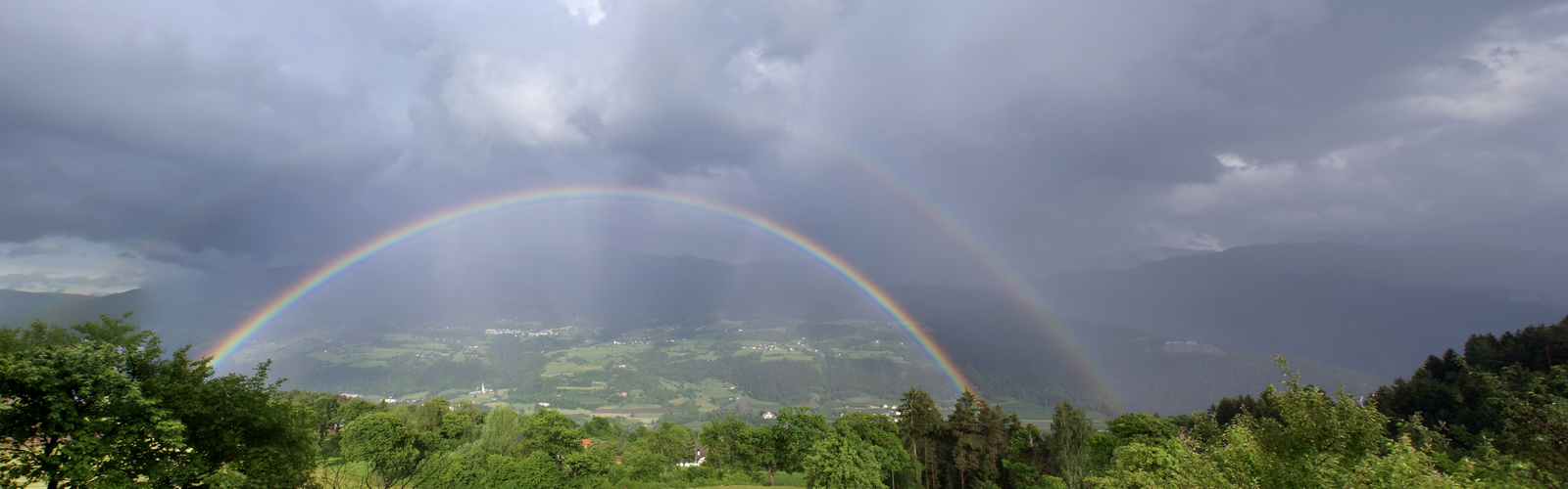 Regenbogen im Eisacktal