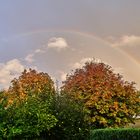 Regenbogen im Herbst