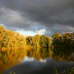 Regenbogen im Herbst