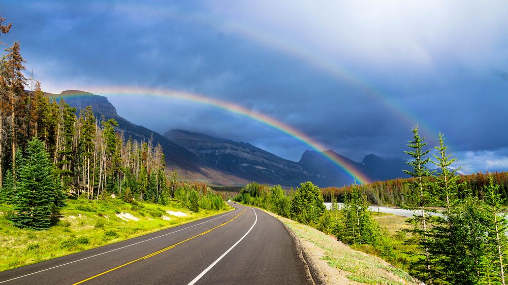 Regenbogen im Jasper N.P.