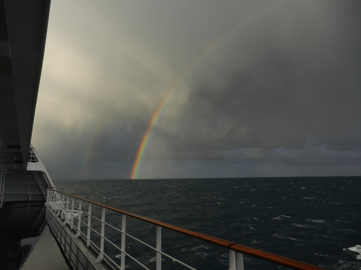 Regenbogen im Mittelmeer