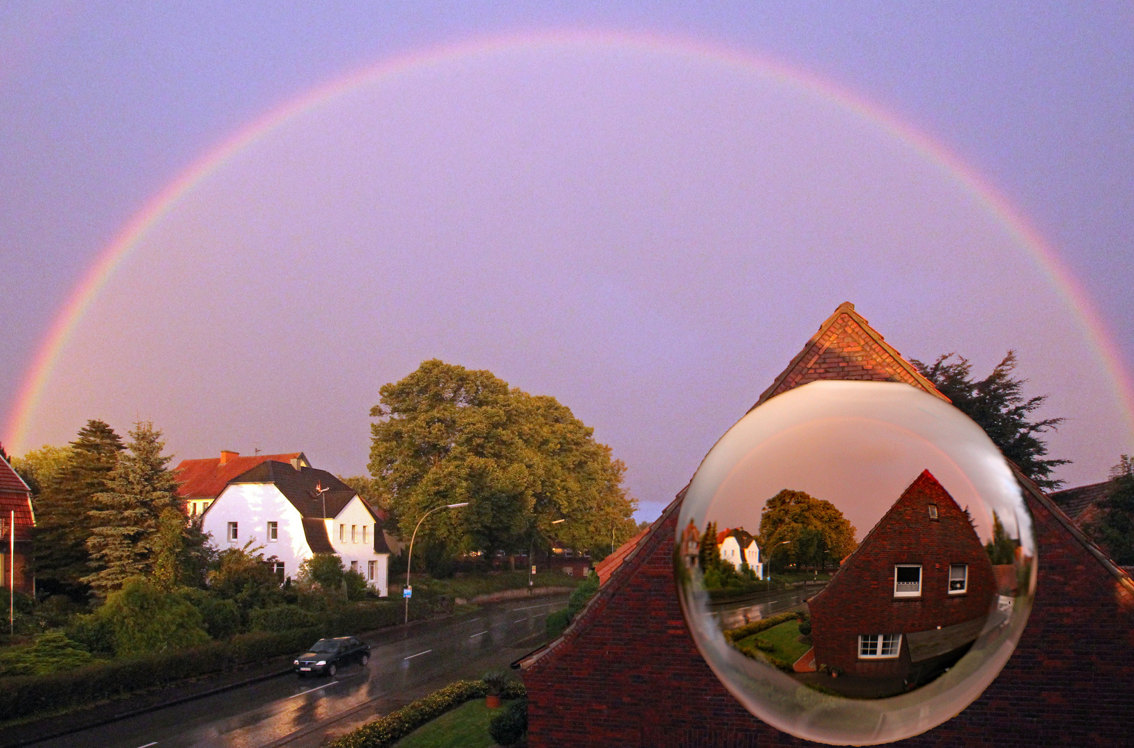 Regenbogen im Münsterland