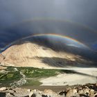 Regenbogen im Nubratal