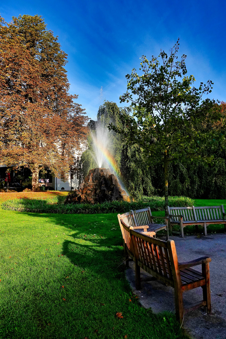 Regenbogen im Park 