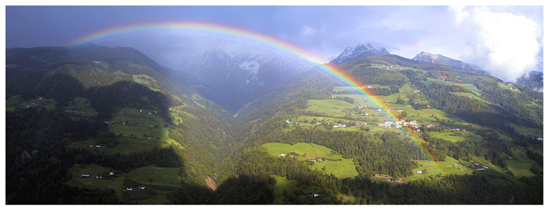 Regenbogen im Passeiertal/Riffian - Südtirol