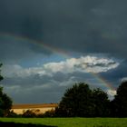 Regenbogen im richtigen Moment erwischt