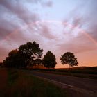 Regenbogen im Sonnenaufgang