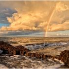 Regenbogen im Sonnenuntergang ...