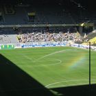 Regenbogen im Stadion