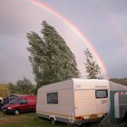 Regenbogen im Sturm