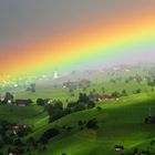 Regenbogen im Tal