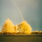 Regenbogen im Unwetter