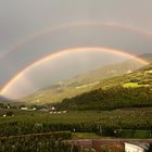 Regenbogen im Vinschgau