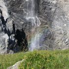 Regenbogen im Wasserfall des Eigers