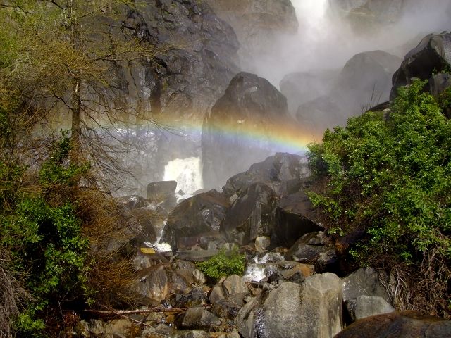 Regenbogen im Yosemite NP