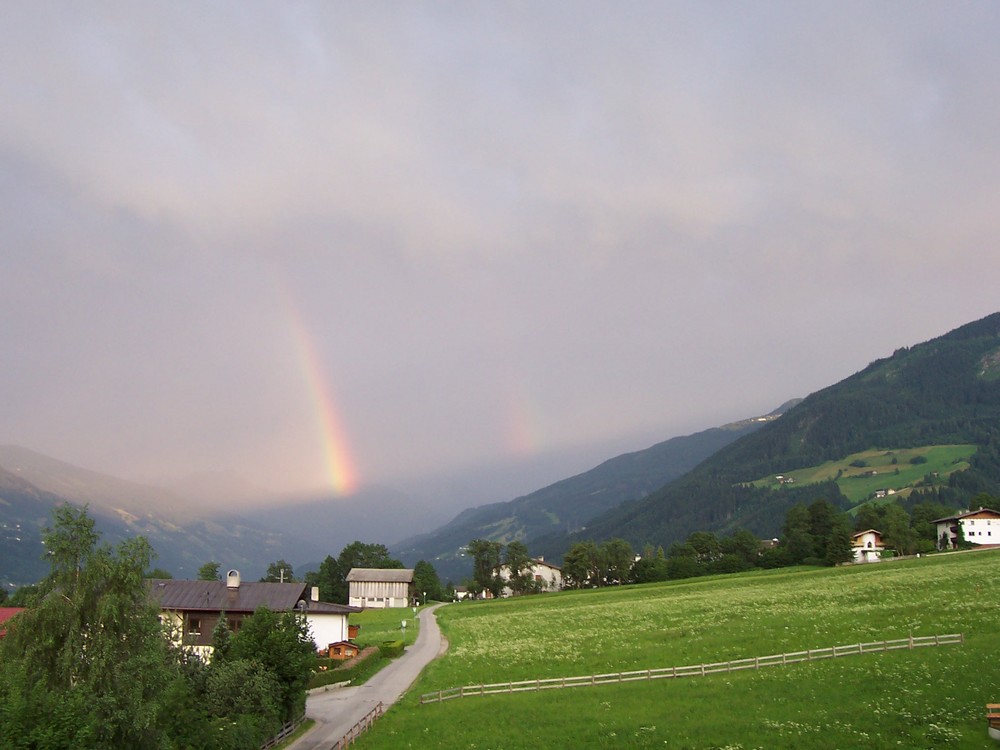 regenbogen im zillertal