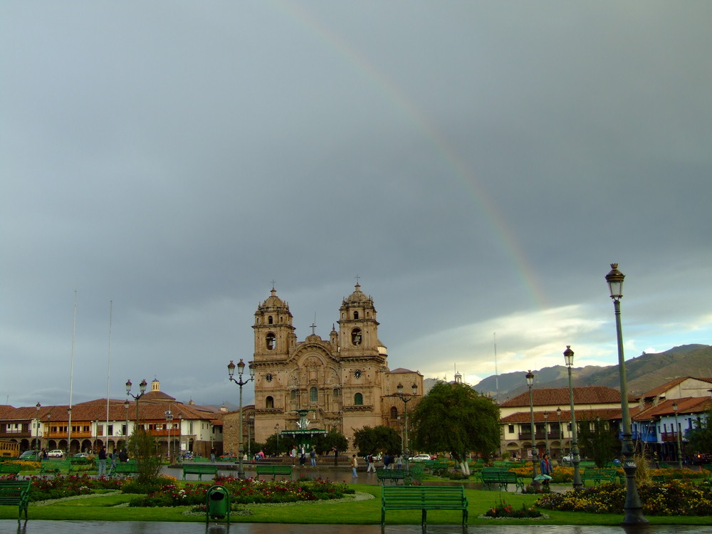 Regenbogen in Cuzco