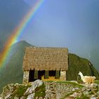 Regenbogen in den Anden