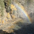 Regenbogen in den Bergen