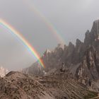 Regenbogen in den Dolomiten