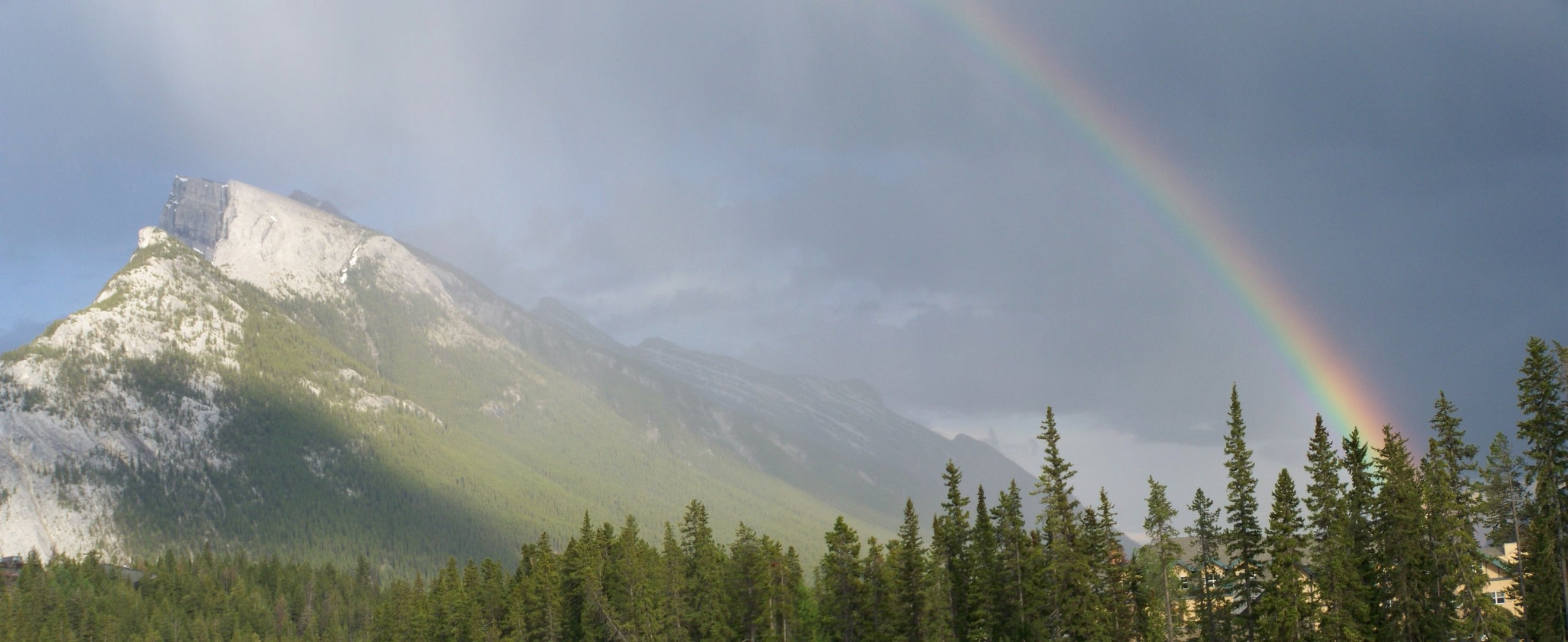 Regenbogen in den Rockies