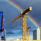 Regenbogen in der Hafencity