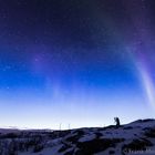 Regenbogen in der Nacht