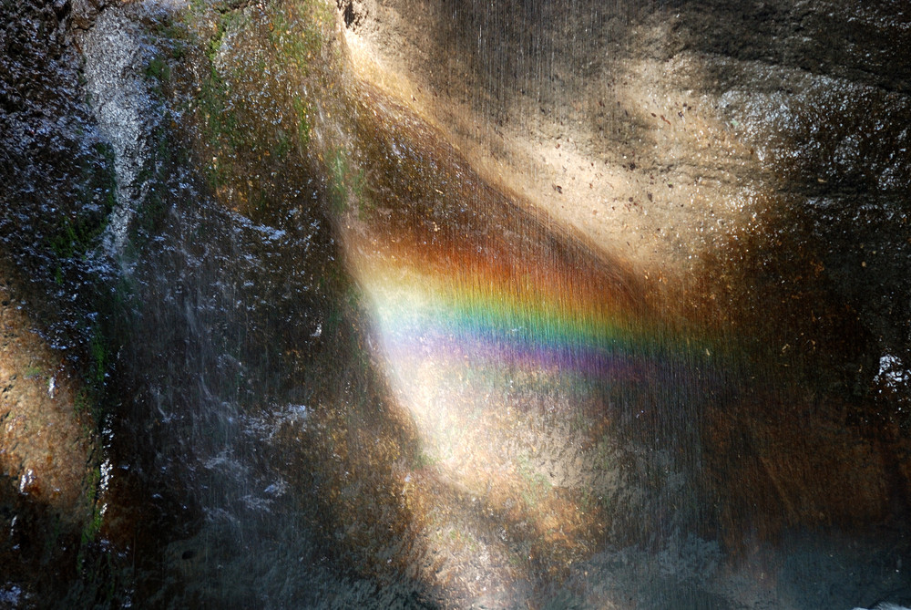 Regenbogen in der Partnachklamm