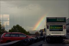 Regenbogen in der Photokina