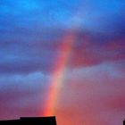 Regenbogen in Erfurt bei Garrettkonzert