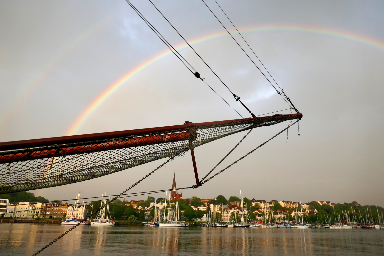 Regenbogen in Flensburg